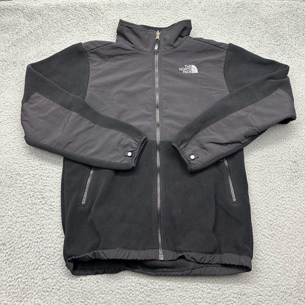 The North Face T201 Boys XL 18/20 Black Fleece Full-Zip Jacket‎ F15 4501456863